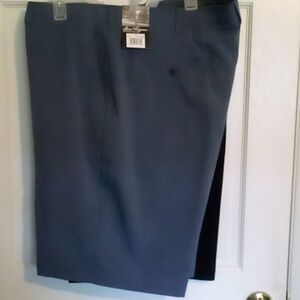 Ben Hogan Performance Mens blue gray Flat Front Active Stretch Shorts Size 46